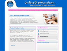 Tablet Screenshot of onlineshorthand.com
